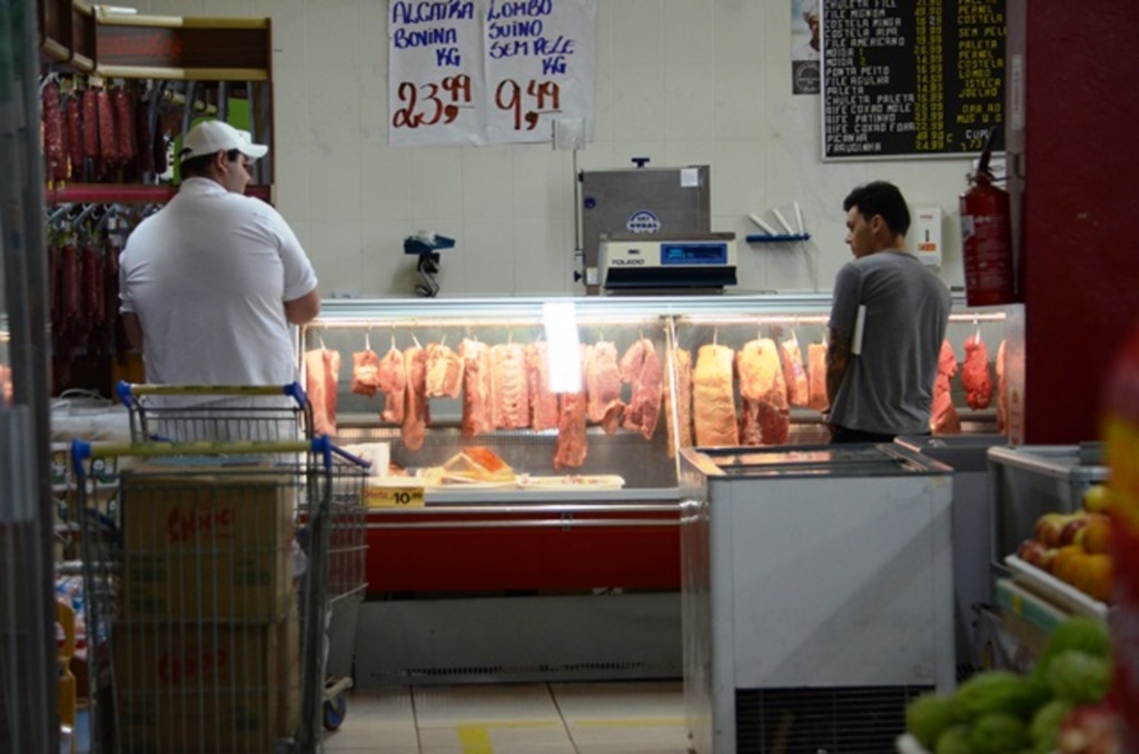 Retração no valor dos alimentos