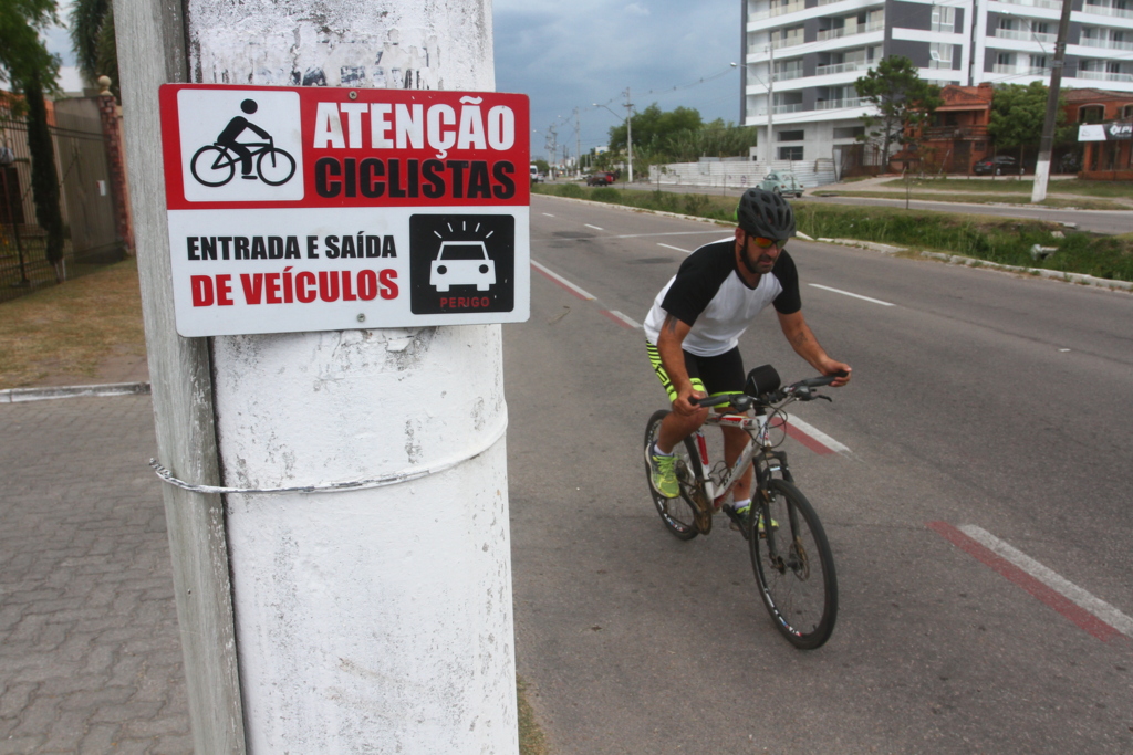 A ida de bicicleta até o Laranjal
