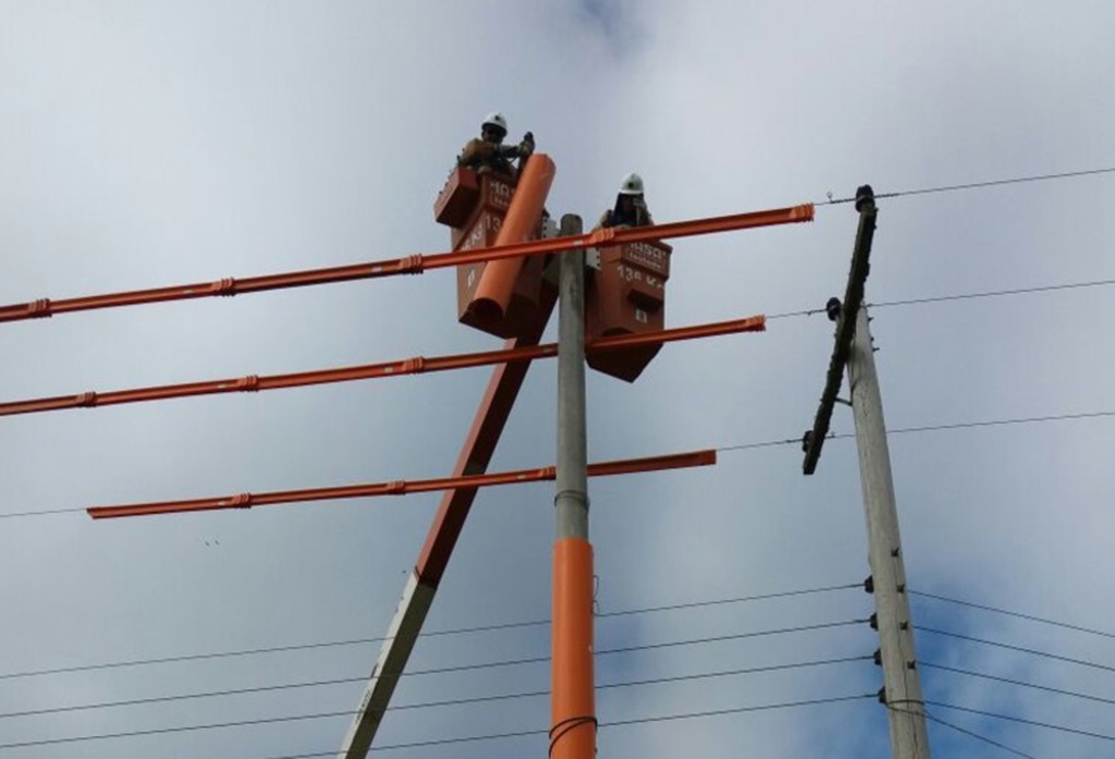 CEEE reforça rede de energia no balneário dos Prazeres, no Laranjal