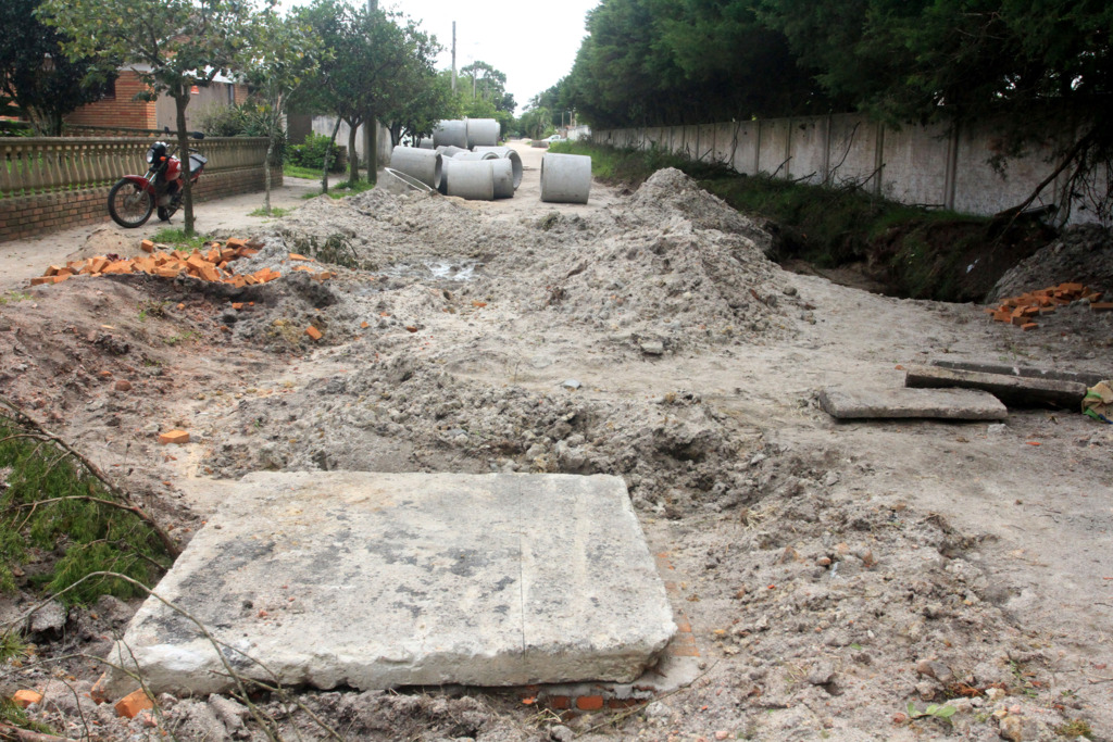 Obras chegam de forma tímida ao Recanto