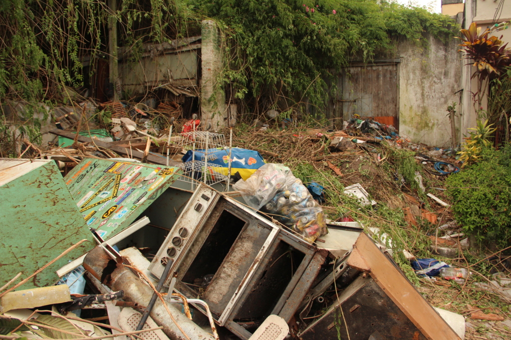Acúmulo de lixo em terreno no Areal tira sono de moradores