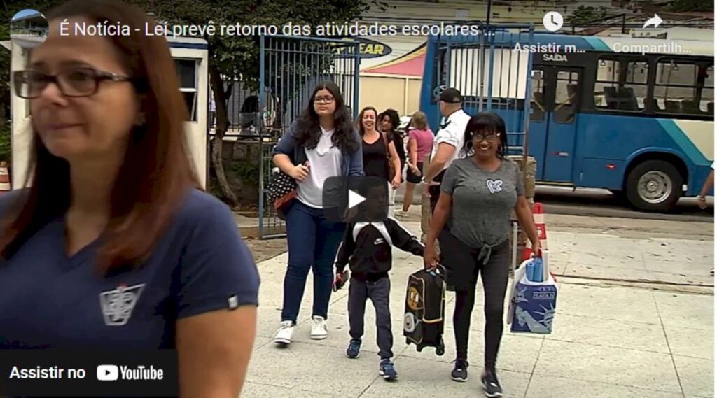  - É Notícia - Lei prevê retorno das atividades escolares em SC - 11/12/20