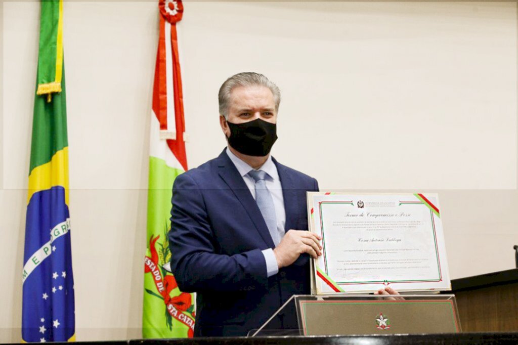 FOTO: Solon Soares/Agência AL - Cesar Valduga assume como deputado em substituição a Rodrigo Minotto