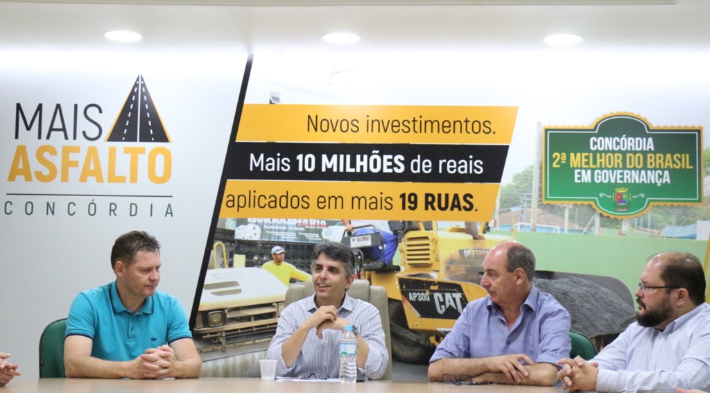 Prefeitura de Concórdia irá licitar mais R$ 10 milhões em asfaltos