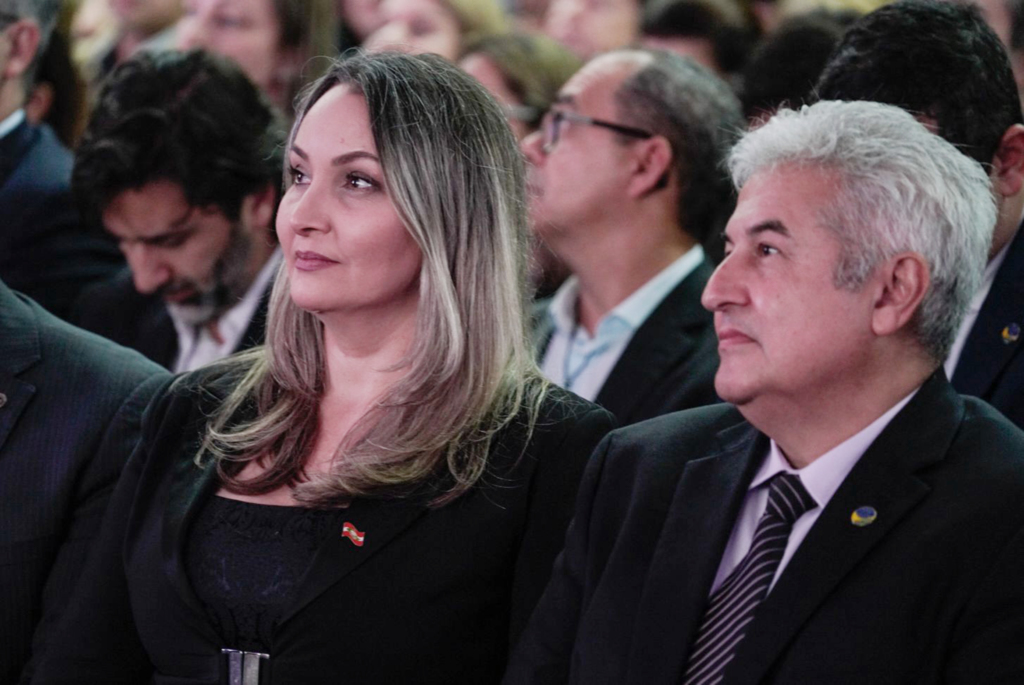 Ricardo Wolffenbüttel/ Secom - Vice-governadora Daniela Reinehr e ministro da Ciência, Tecnologia, Inovações e Comunicações, Marcos Pontes, participam da abertura do Innovation Summit Brasil 2019.