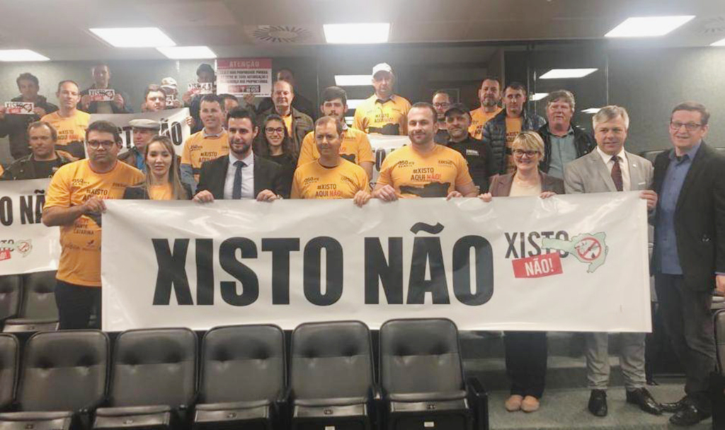  - Lideranças de Papanduva se mobilizaram para que a proibição da exploração do xisto fosse aprovada