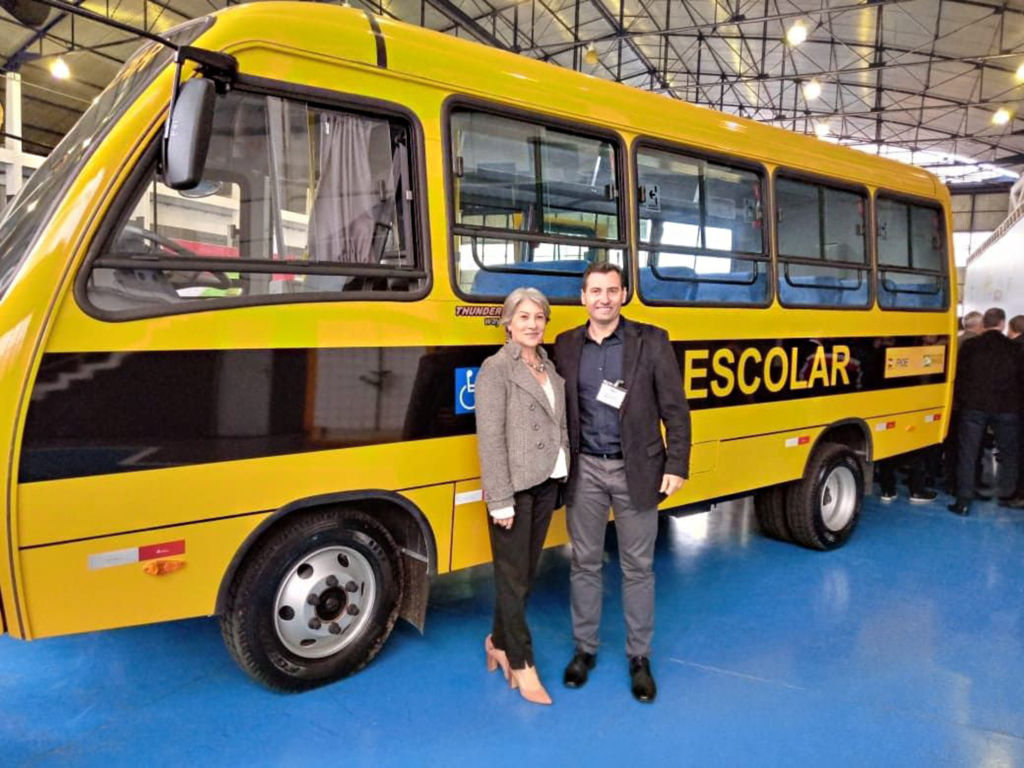 Novo ônibus integra a frota da Educação de Campos Novos