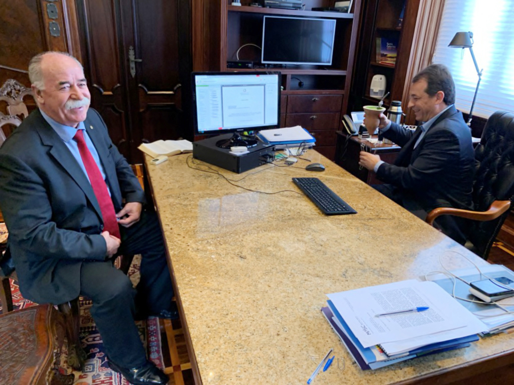  - Deputado Romildo Titon e governador Carlos Moisés.