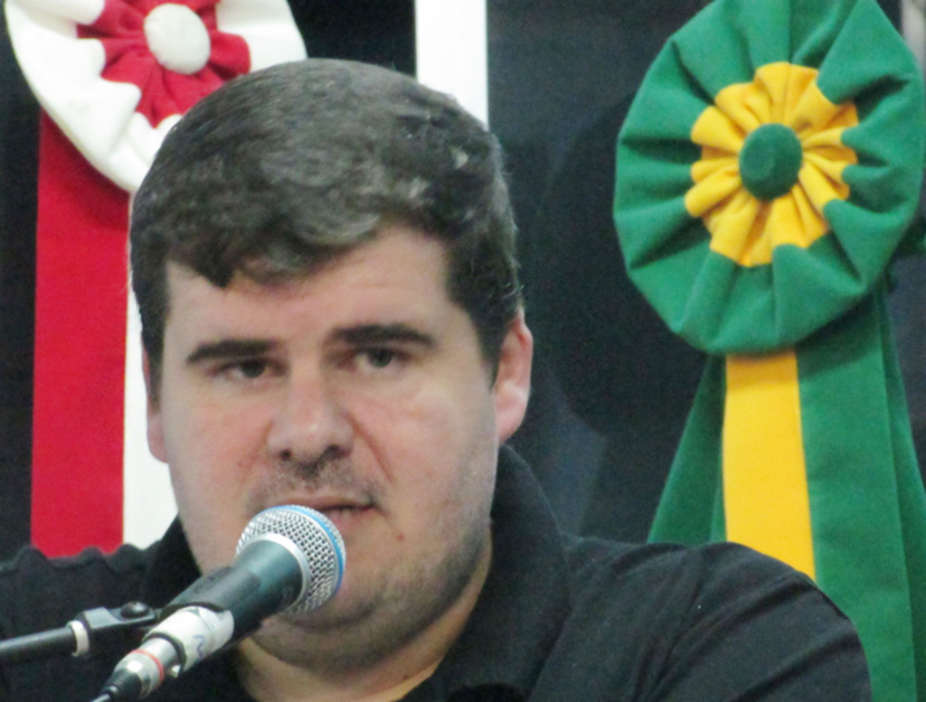  - Vereador de Capinzal e 1º secretário Lucas Antonio Dorini (MDB).