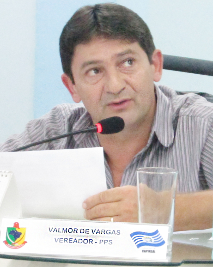  - Vereador Valmor de Vargas (PPS).