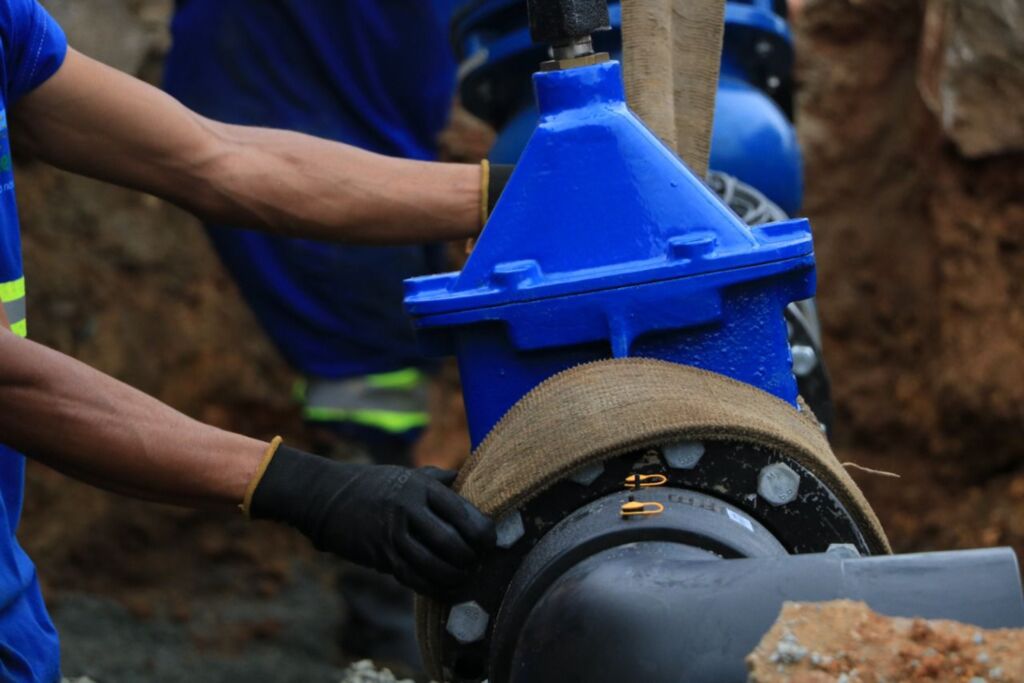 Águas de Joinville realiza obra de melhoria na rua Piratuba nesta quinta-feira