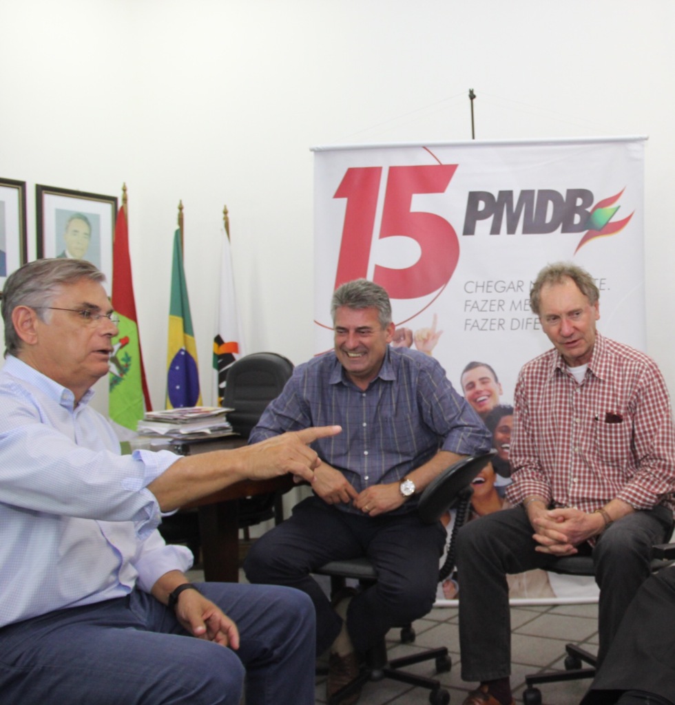 Líderes do PMDB comemoram vitórias da sigla