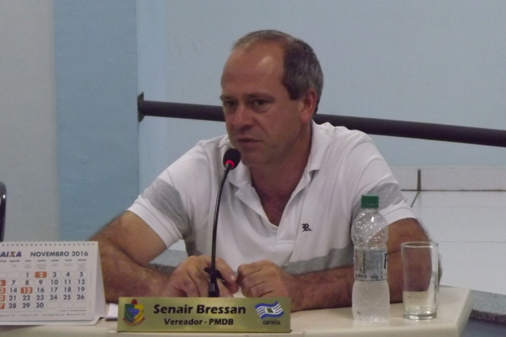 Jornalista: Aldo Azevedo - Senair Bressan (Sena / PMDB).