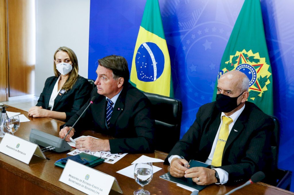 Vice-governadora e membros do Fórum Parlamentar Catarinense se reúnem com Presidente Jair Bolsonaro e ministros