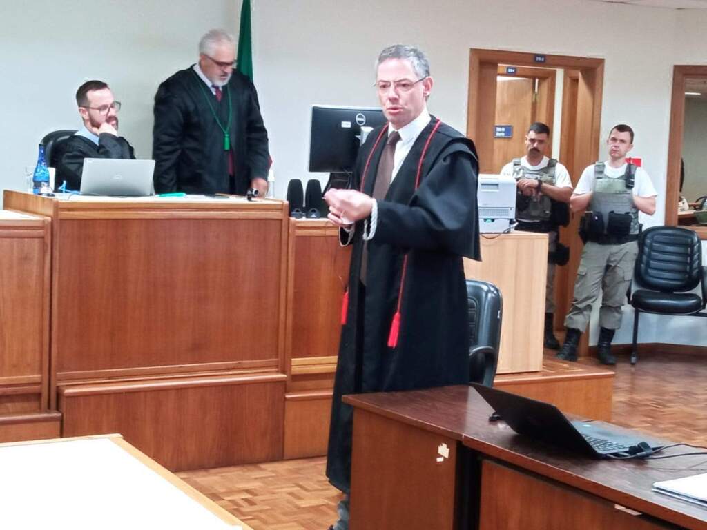 Foto: Anete Poll - DP - Promotor Márcio Schlee ressaltou a gravidade do crime