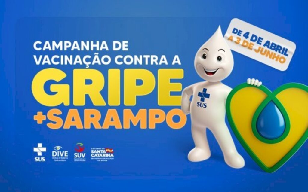 Secretaria de Saúde divulga balanço do dia D de Vacinação contra a gripe e o sarampo