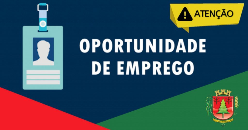 OPORTUNIDADE: POSTO DO SINE DE TRÊS BARRAS OFERTA VAGAS DE EMPREGO