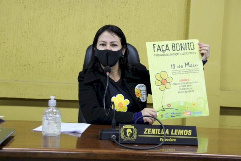 Zenilda Lemos destaca campanha Faça Bonito: Proteja nossas Crianças e Adolescentes