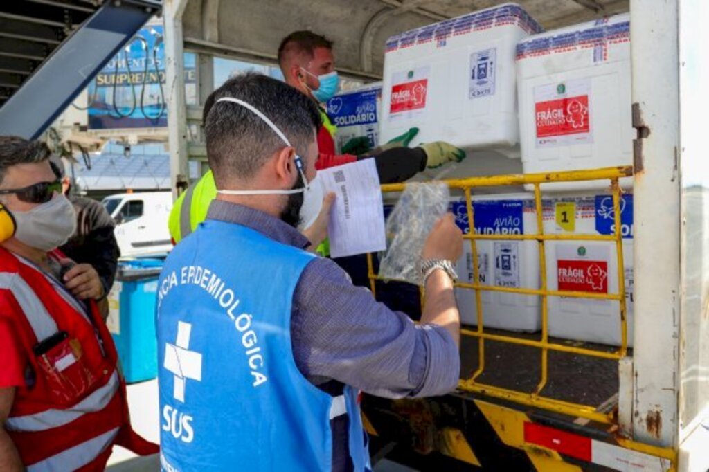 Canoinhas recebe mais 1010 doses da vacina contra a covid-19