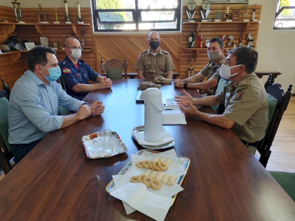 Deputado Coronel Mocellin cumpre agenda pelo Planalto Norte