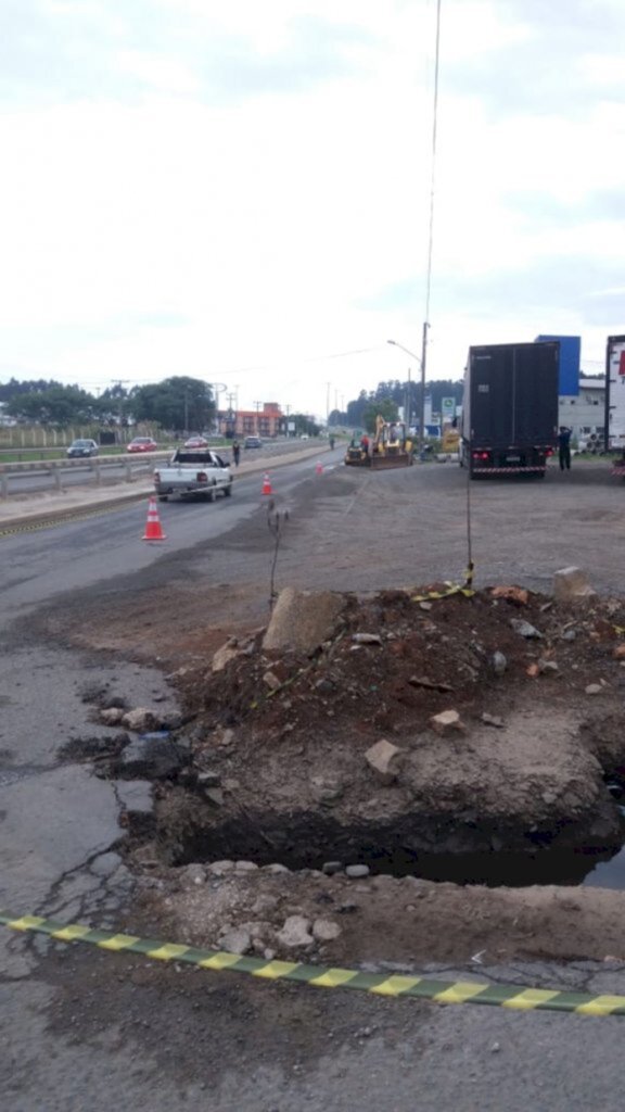 Iniciadas as obras na rede pluvial às margens da BR 280