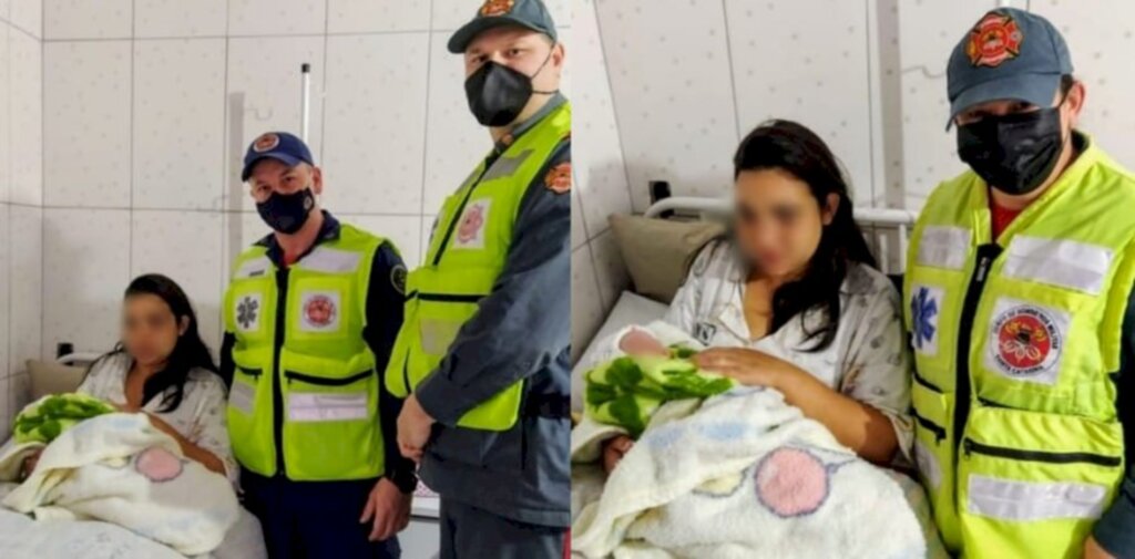 Bombeiros de Major Vieira fazem parto de emergência na SC 477