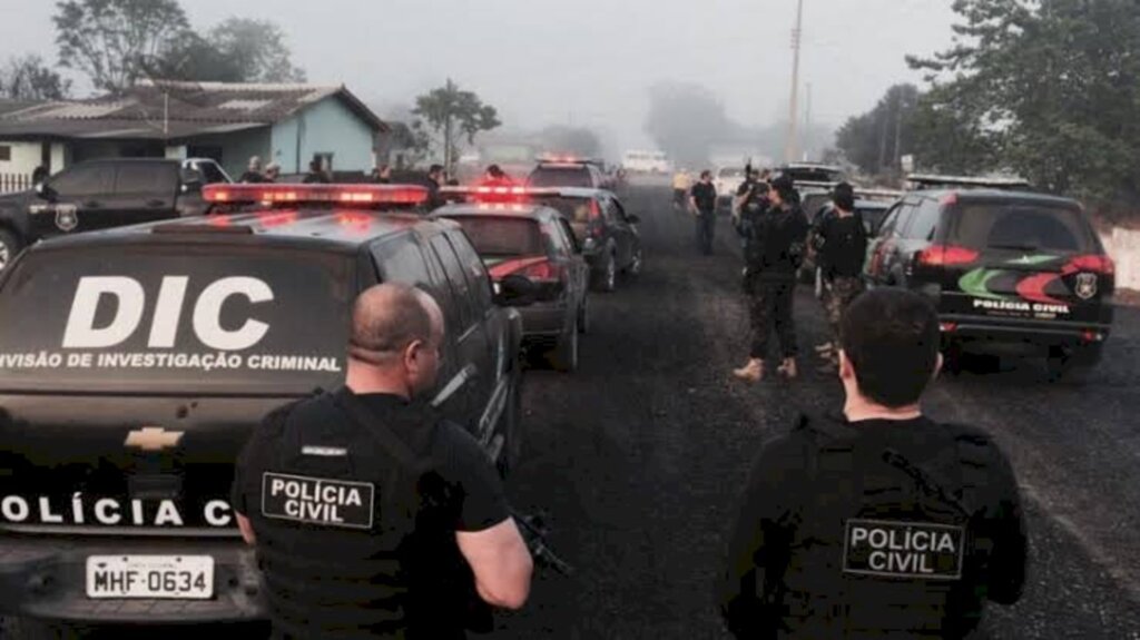 Cinco pessoas são detidas pela Polícia Civil de Canoinhas