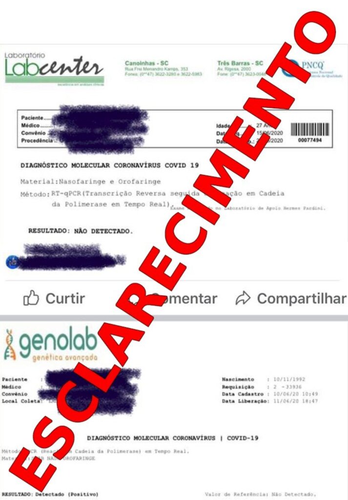 Saúde de Canoinhas esclarece sobre divergência de resultado de exames