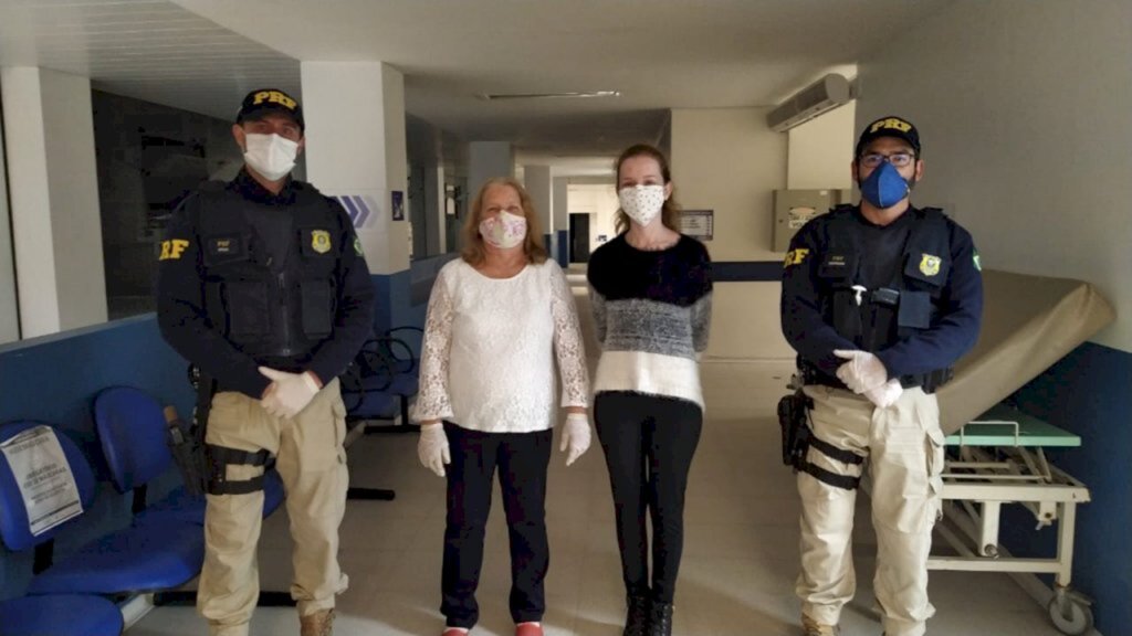 PRF realiza transporte de senhora para transplante urgente de rim de Santa Cecília a Joinville