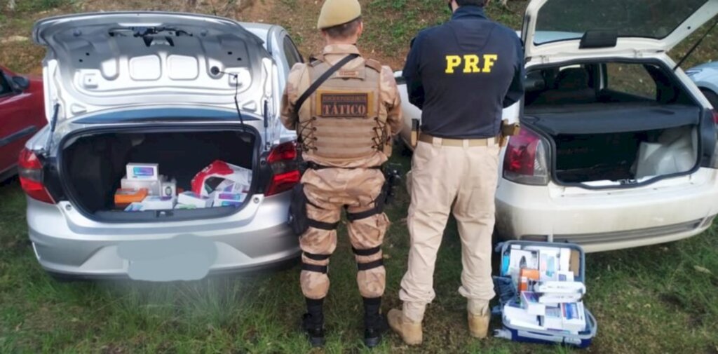 Carros com eletrônicos do Paraguai são interceptados pela polícia