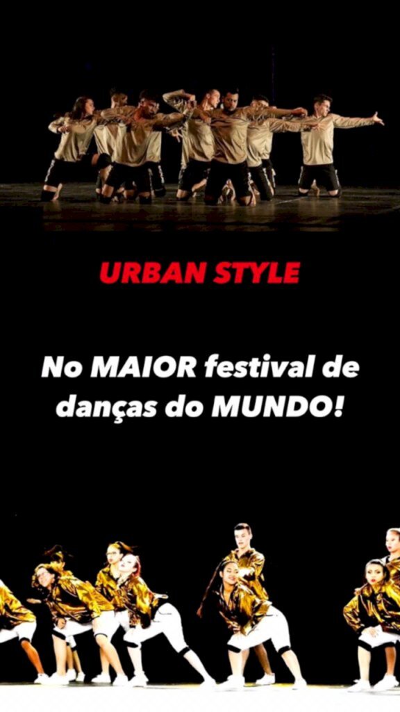 GRUPO URBAN STYLE CLASSIFICA 4COREOGRAFIAS PARA O FESTIVAL DE DANÇA DE JOINVILLE