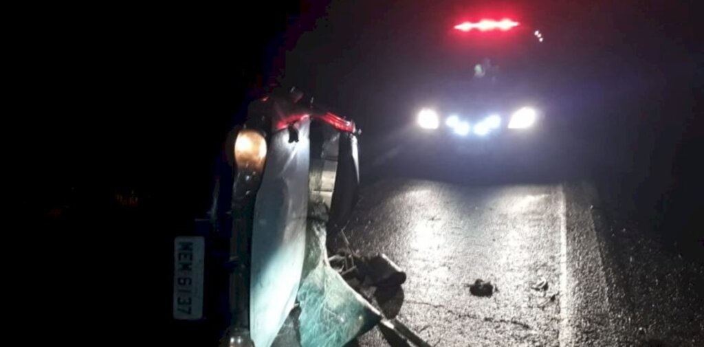 Motorista de 30 anos sofre acidente na rodovia BR-280, em Mafra