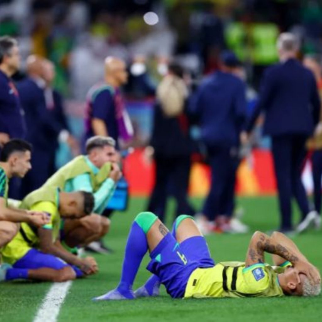 É a segunda vez na história que o Brasil foi eliminado nos pênaltis em uma Copa do Mundo