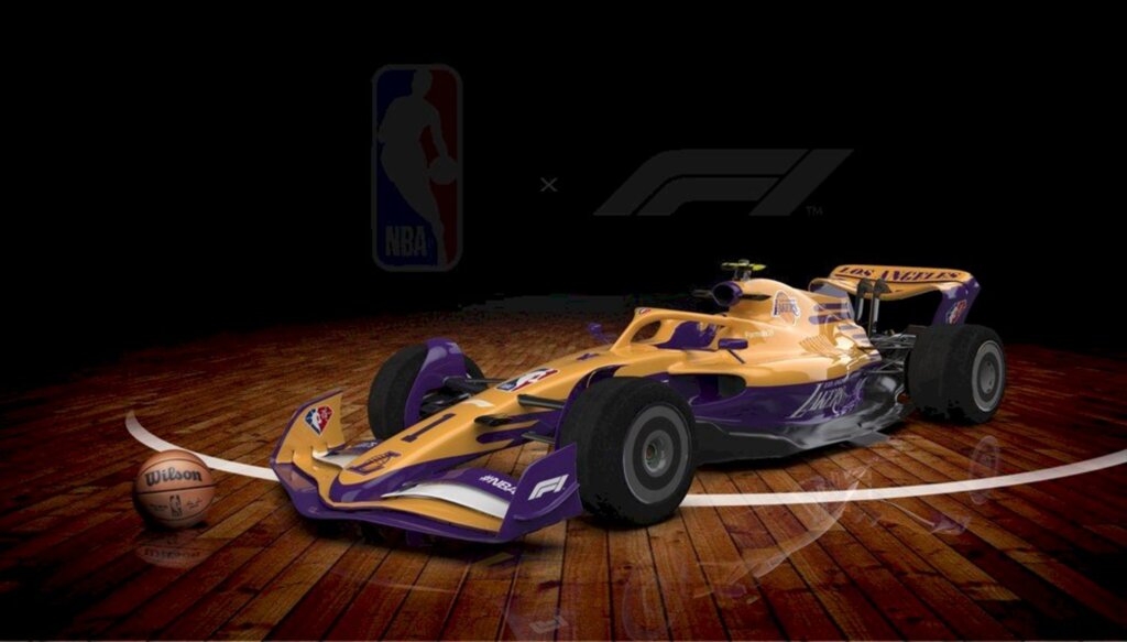 F1 usa corres de times da NBA para criar pinturas dos carros de 2022