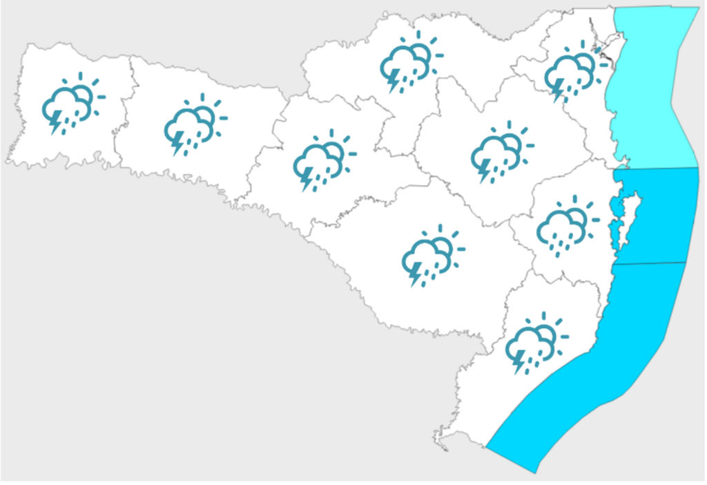 Tempo deve mudar ainda nesta segunda-feira