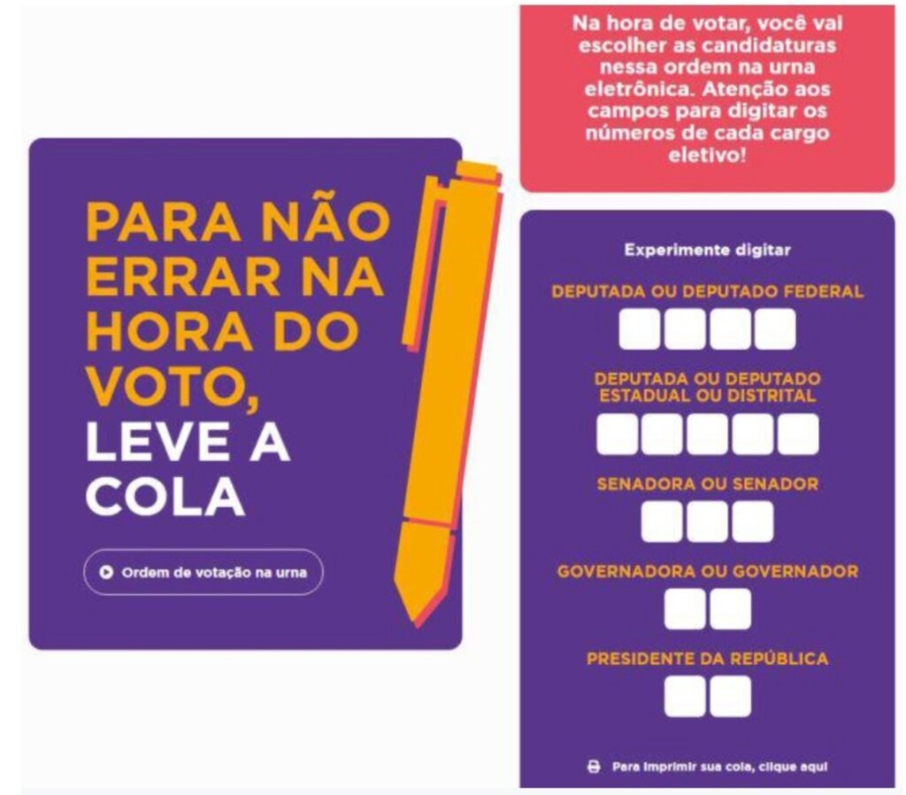 Ordem de votação: veja em quem votar primeiro nas Eleições 2022