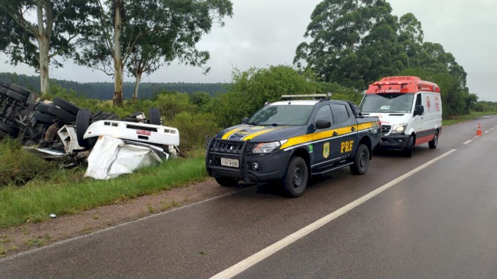 PRF atende acidente com óbito em Bagé