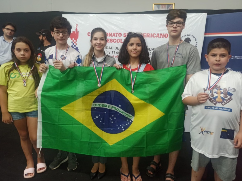 Lageanos conquistam seis medalhas no Campeonato Sul-Americano de Xadrez Escolar