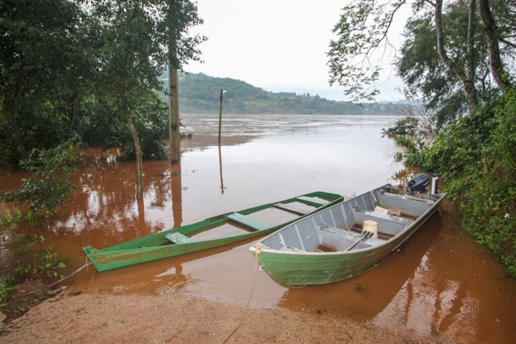 Pela 3ª vez no ano, nível rio Uruguai supera os 8 metros de elevação