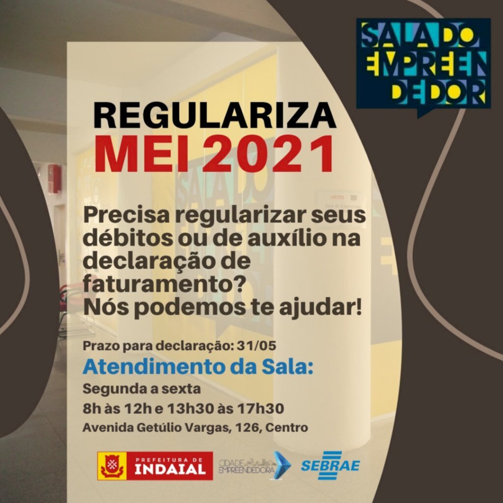 Sala do Empreendedor de Indaial lança campanha Regulariza MEI 2021