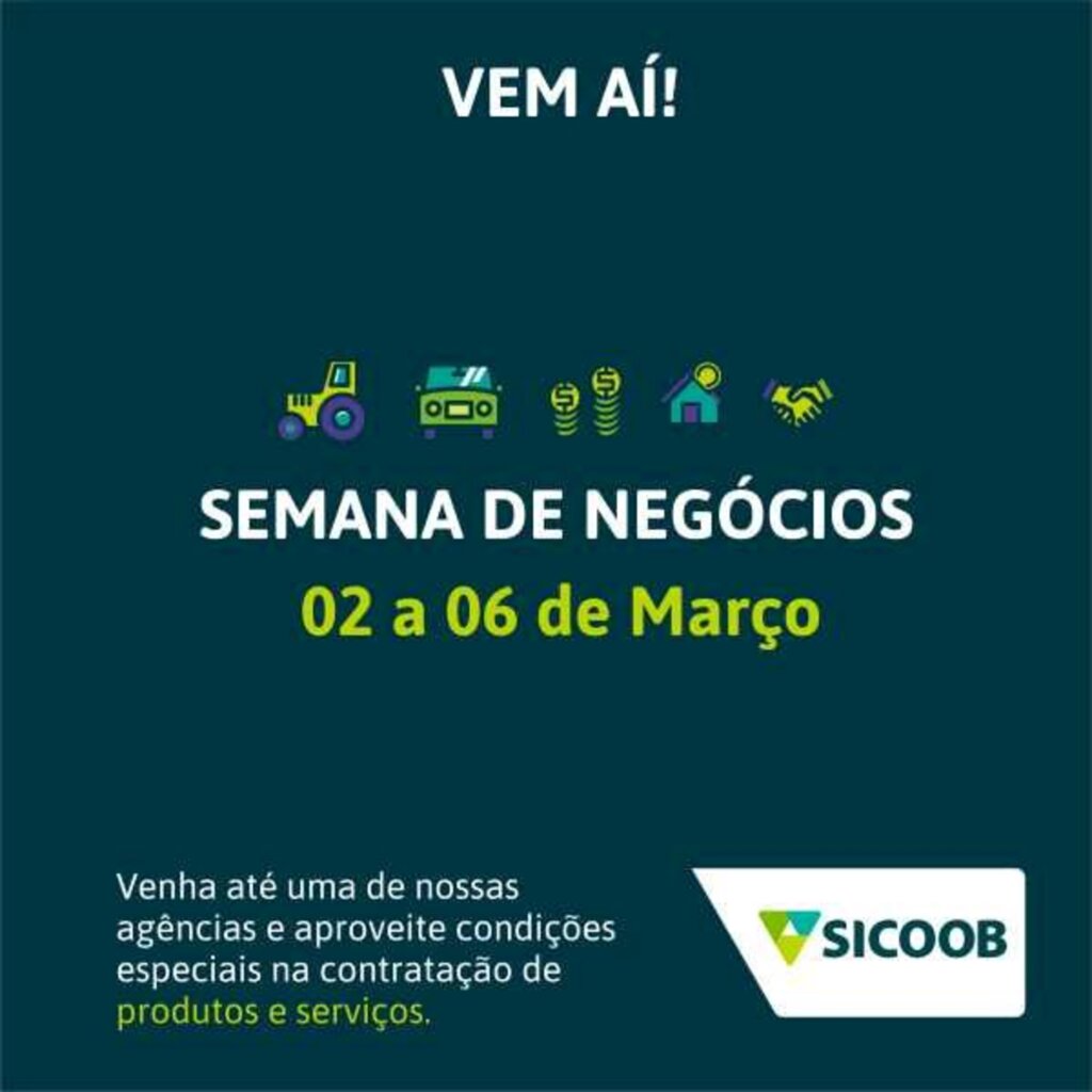 Sicoob Creditapiranga realizará Semana de Negócios