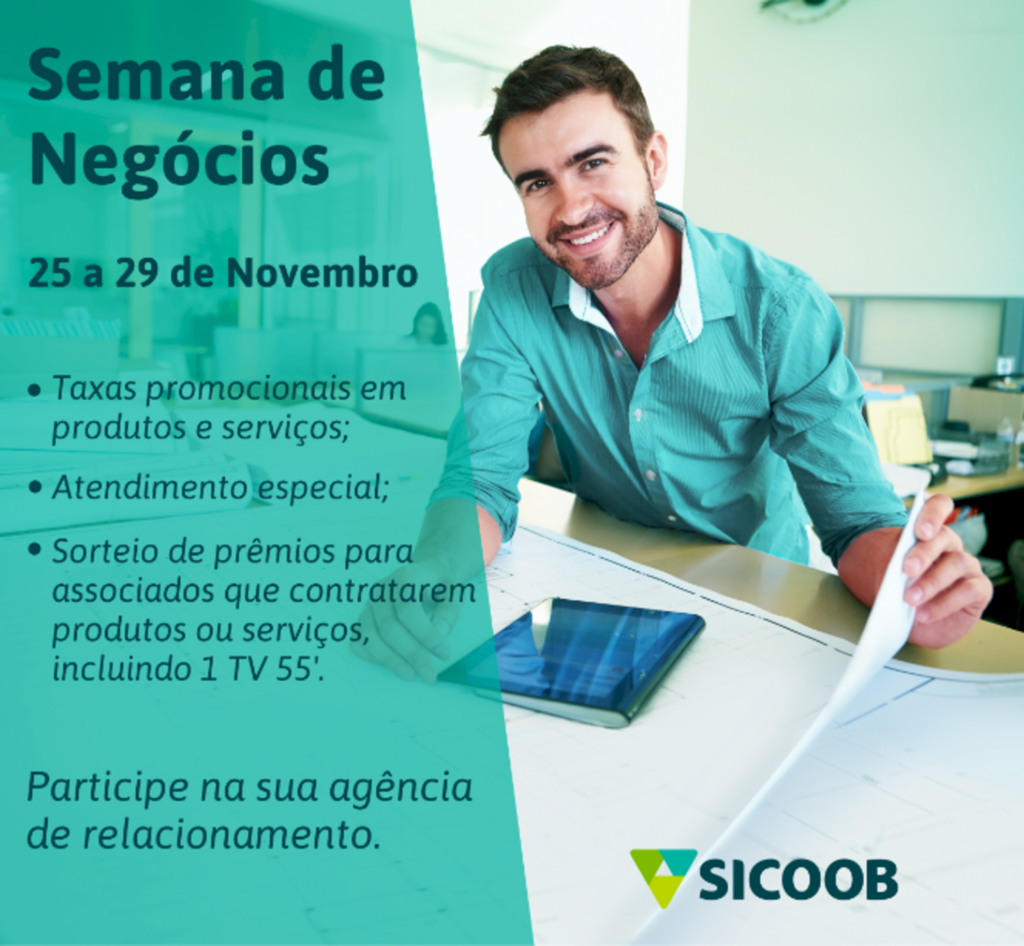 Sicoob realizará Semana de Negócios