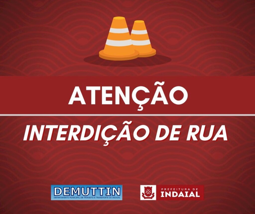 Rua Três Corações será interditada na terça-feira (2) para obras na rede de gás