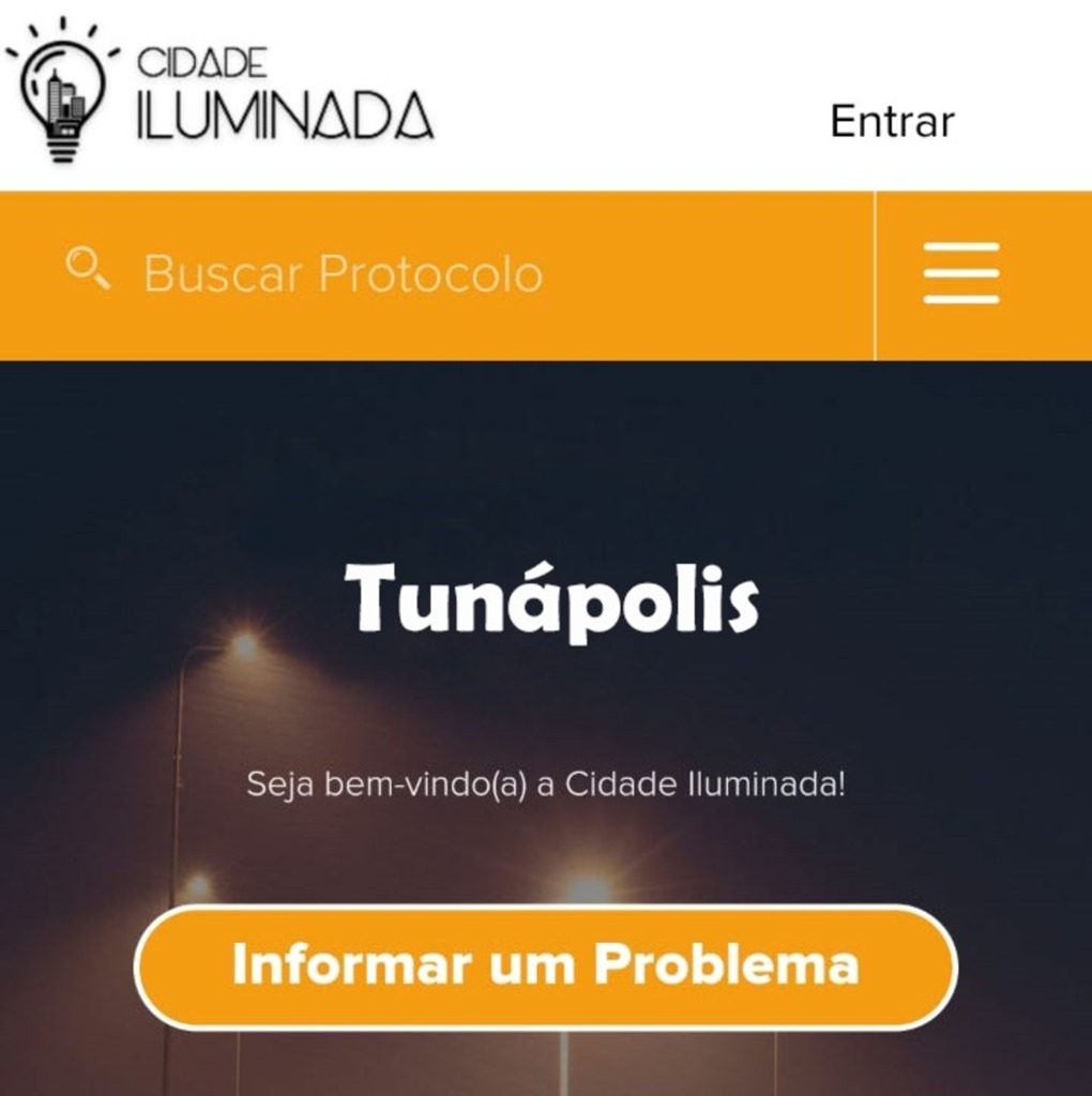 Serviços de iluminação pública podem ser solicitados por aplicativo de celular