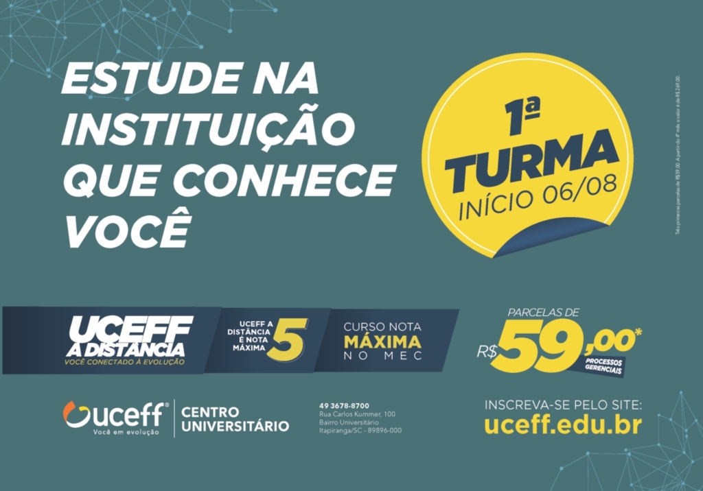 UCEFF Itapiranga lança graduação a distância em Processos Gerenciais