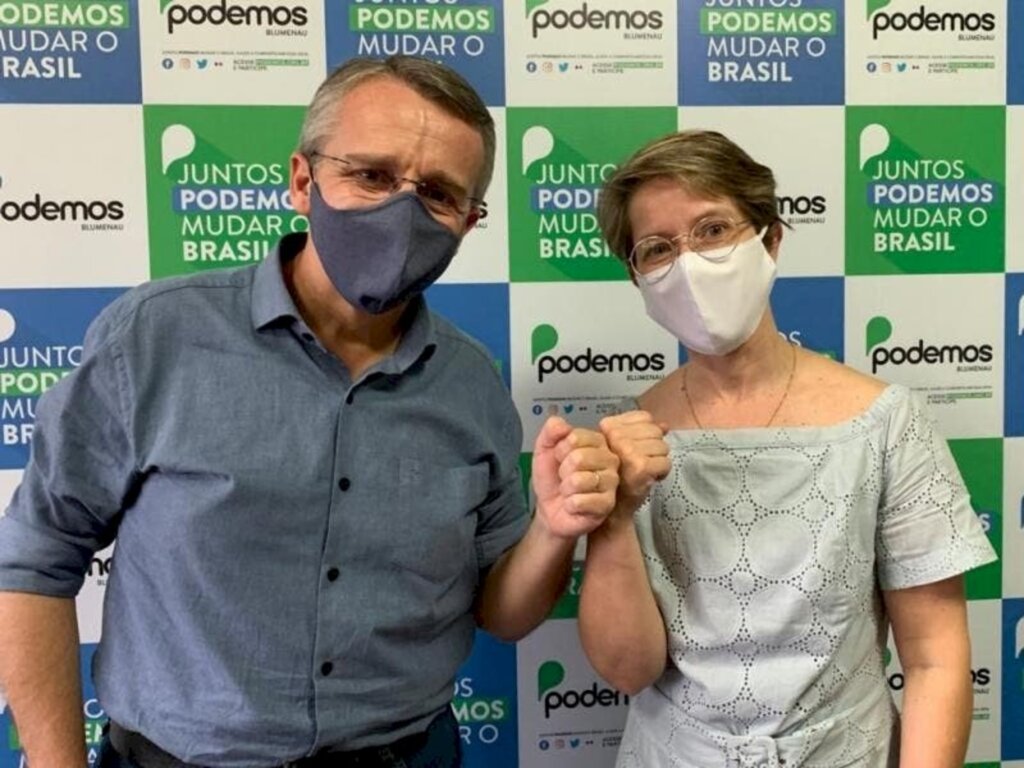  - Mário Hildebrandt e Maria Regina de Souza Soar são eleitos em Blumenau