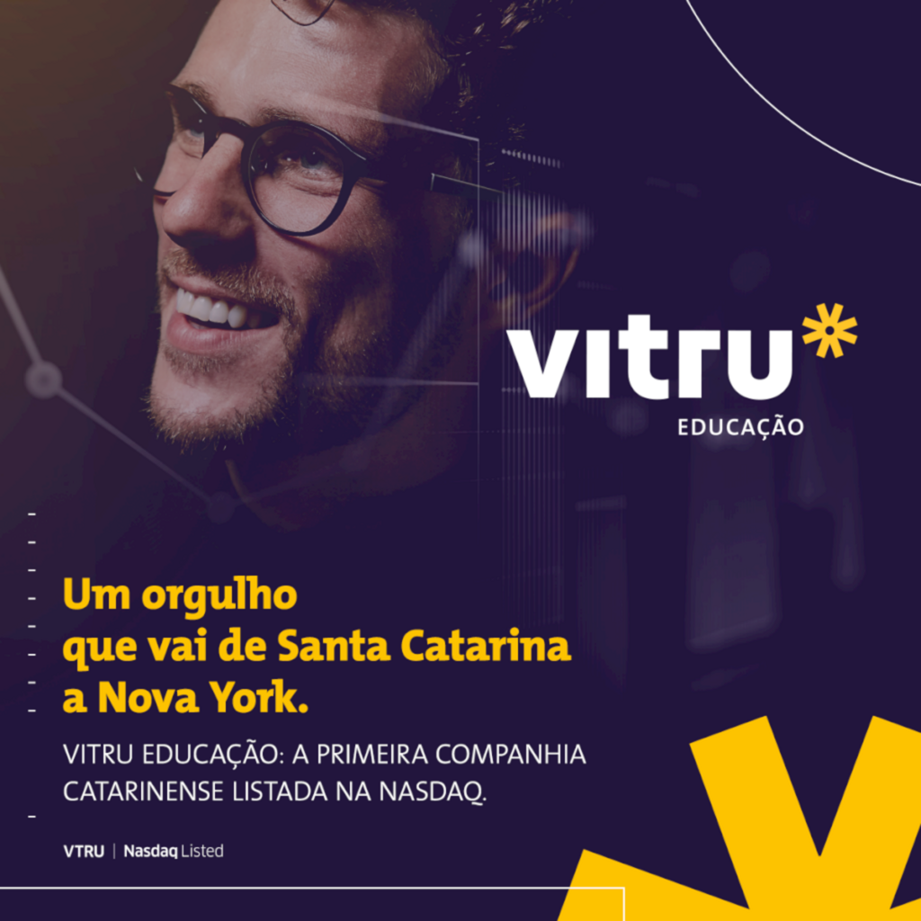 Vitru Educação, controladora da Uniasselvi, estreia na NASDAQ, em Nova York