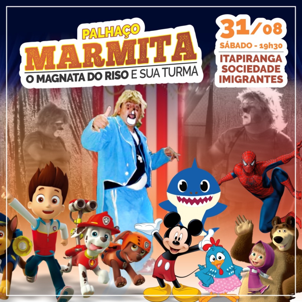 Show infantil é neste sábado em Itapiranga