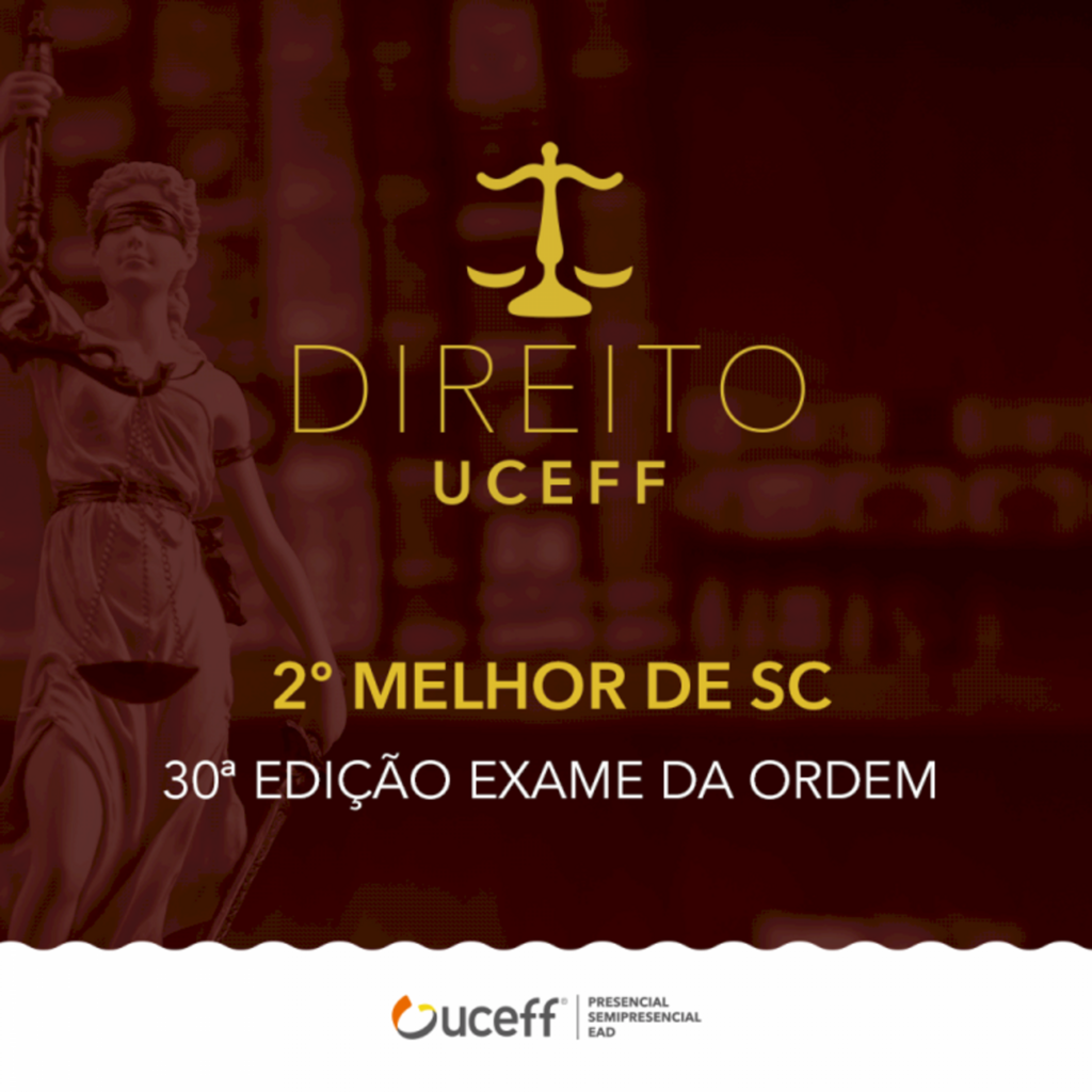 Curso de Direito da UCEFF obtém 2ª colocação no 30º Exame da Ordem