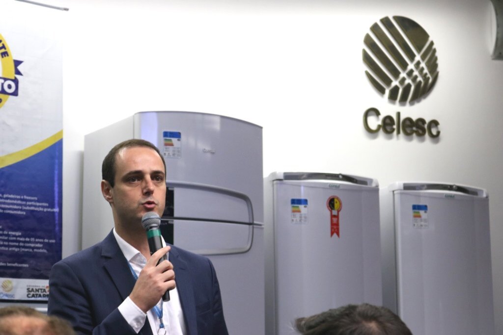 Murici Balbinot - Presidente da Celesc, Cleicio Poleto Martins